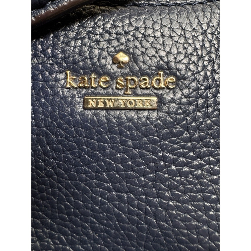 Kate Spade New York Black Pebbled Leather Hobo Shoulder Bag Purse - Picture 4 of 7